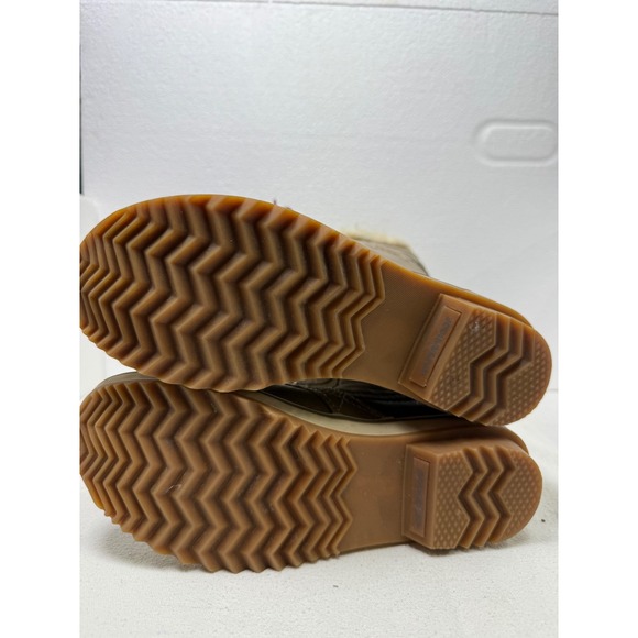 Sorel Tofino II Snow Boots Women 5 Brown Waterproof Faux Fur Quilted NY2419-297 - Picture 6 of 8